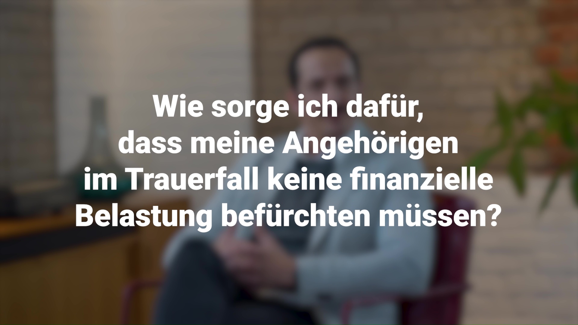 Bestattungskosten absichern