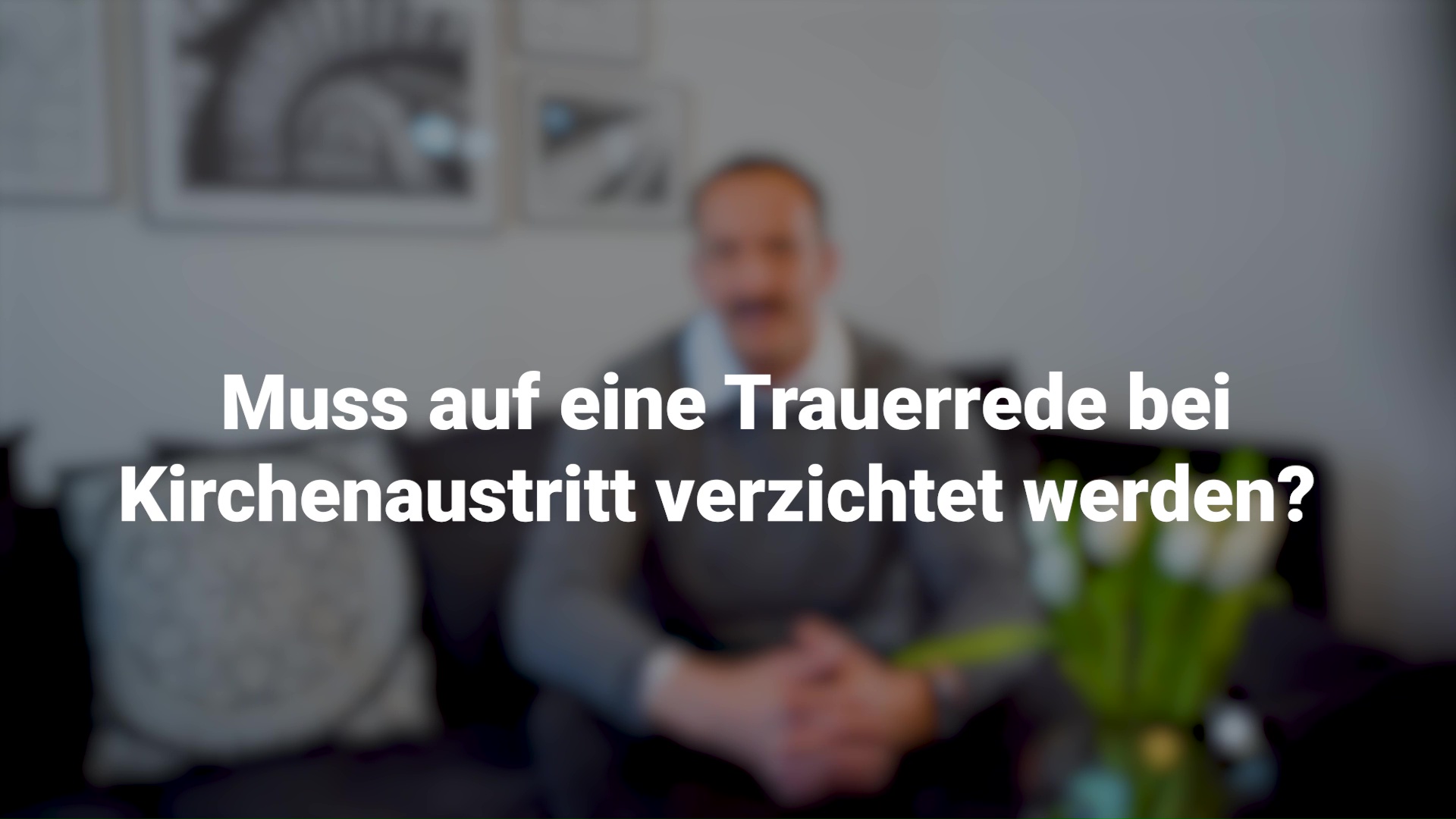 Trauerrede bei Kirchenaustritt